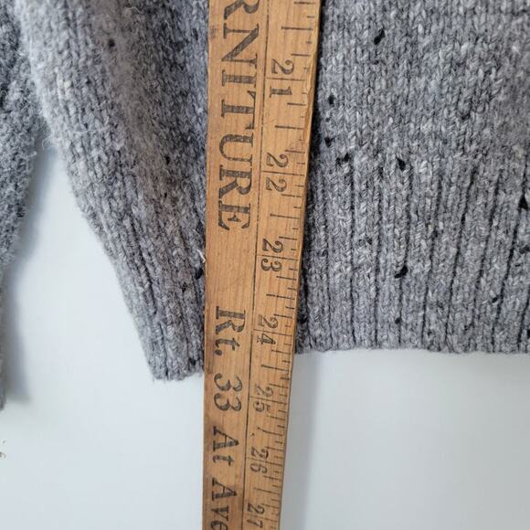American Eagle Outfitters Fair Isle Hoodie Sweater XS Gray Seriously Soft Blend - Picture 5 of 9